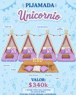 →PIJAMADA DE UNICORNIOS←