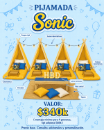 →PIJAMADA DE SONIC←